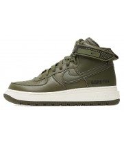 Nike Air Force 1 Mid Gore Tex Green с мехом