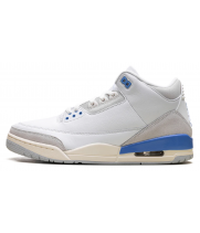 Nike Air Jordan 3 Lucky Shorts белые с голубым