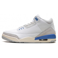 Nike Air Jordan 3 Lucky Shorts белые с голубым