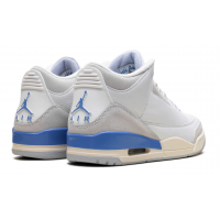 Nike Air Jordan 3 Lucky Shorts белые с голубым