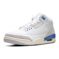 Nike Air Jordan 3 Lucky Shorts белые с голубым