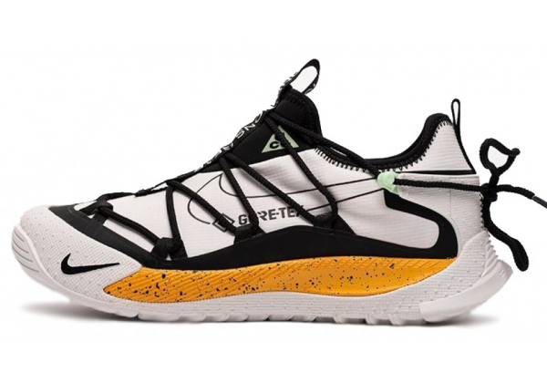 Nike ACG Art Terra Antarktik Low GORE-TEX белые с оранжевым и черным