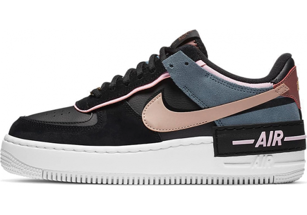 Кроссовки Nike Air Force 1 Shadow Black Light Arctic Pink