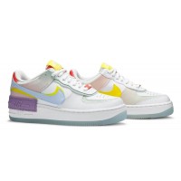 Кроссовки Nike Air Force 1 Shadow White Hydrogen Blue Purple