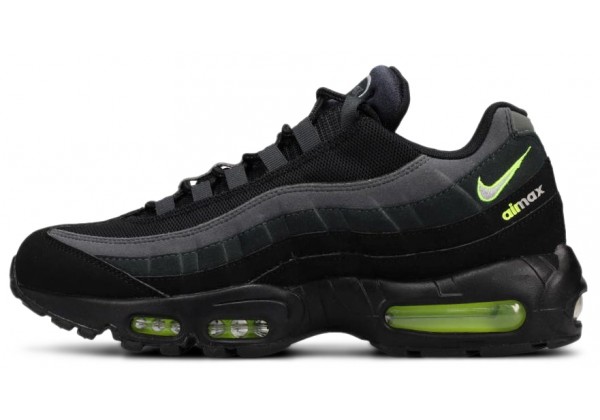 Кроссовки Nike Air Max 95 Retro Logo Black Grey Volt