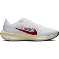 Nike Air Zoom Pegasus 40 Premium Quadruple Swoosh White Team Red