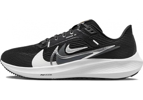 Nike Air Zoom Pegasus 40 Premium Quadruple Swoosh Black White