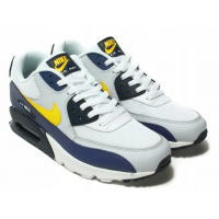 Nike Air Max 90 Essential White Blue Yellow