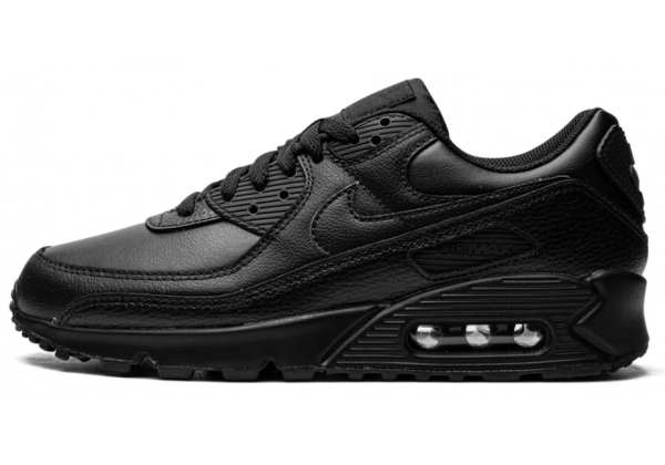 Кроссовки мужские Nike Air Max 90 Leather черные