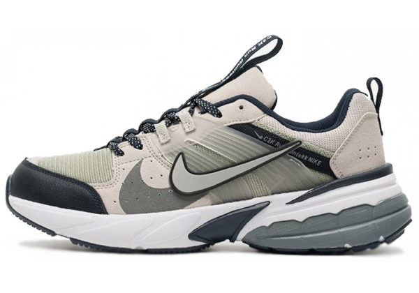 Nike V2K Run Runtekk Beige Navy Blue