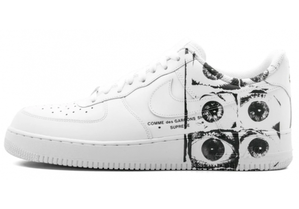 Supreme x Nike Air Force Low White COMME des GARCONS