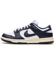 Nike Dunk Low Vintage Navy темно-синие
