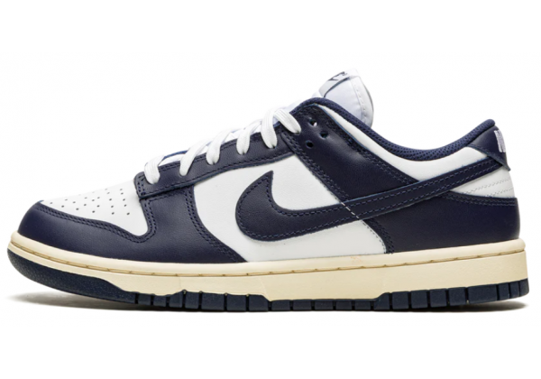 Nike Dunk Low Vintage Navy темно-синие