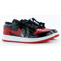 Кроссовки Nike Air Jordan 1 Low GS Black Red