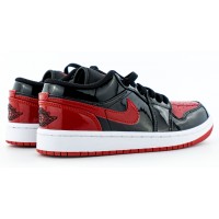 Кроссовки Nike Air Jordan 1 Low GS Black Red