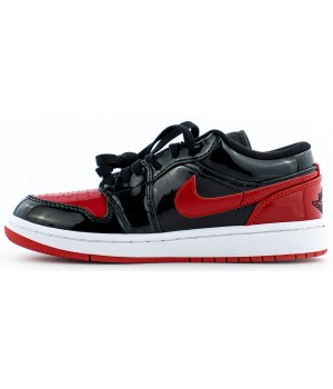 Кроссовки Nike Air Jordan 1 Low GS Black Red