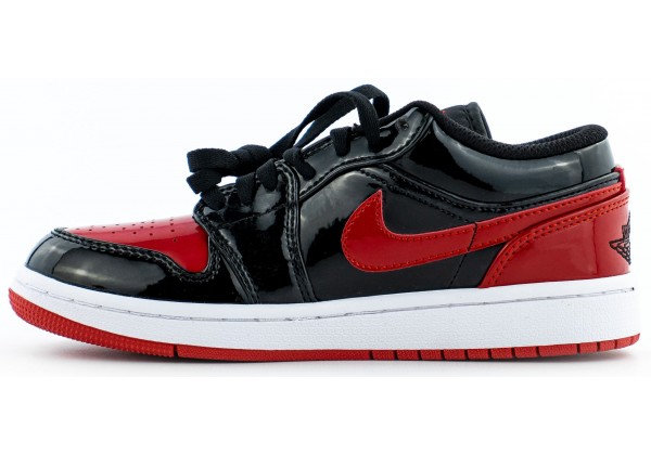 Кроссовки Nike Air Jordan 1 Low GS Black Red