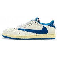 Nike Air Jordan 1 Low Travis Scott x Fragment Sail Military