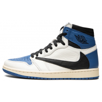 Кроссовки Nike Air Jordan 1 High x Travis Scott Blue