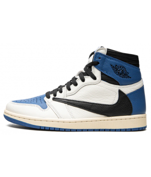 Кроссовки Nike Air Jordan 1 High x Travis Scott Blue