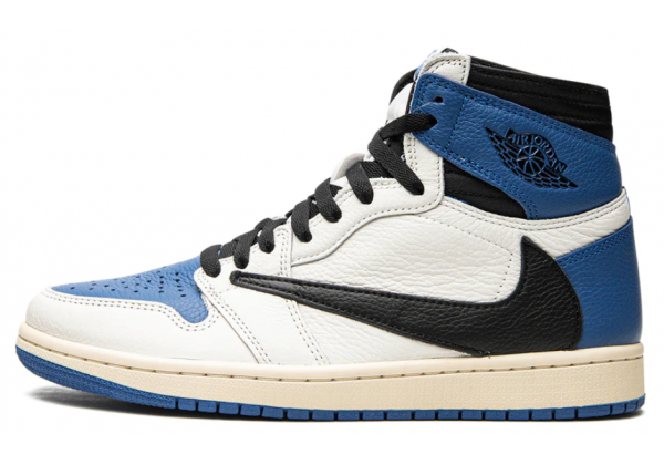Кроссовки Nike Air Jordan 1 High x Travis Scott Blue