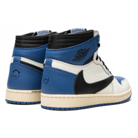 Кроссовки Nike Air Jordan 1 High x Travis Scott Blue