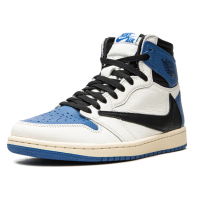 Кроссовки Nike Air Jordan 1 High x Travis Scott Blue