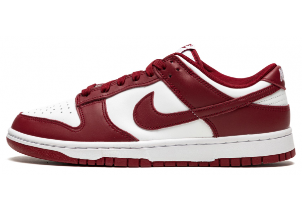 Кроссовки Nike Dunk Low Team Red бордовые