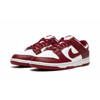 Кроссовки Nike Dunk Low Team Red бордовые