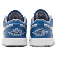 Кроссовки Nike Air Jordan 1 Low White True Blue Grey