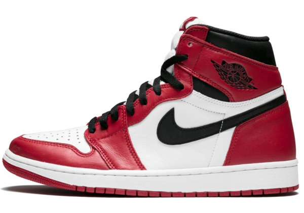 Nike ﻿Air Jordan 1 High White Varsity Red Black
