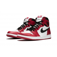 Nike ﻿Air Jordan 1 High White Varsity Red Black