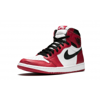 Nike ﻿Air Jordan 1 High White Varsity Red Black