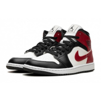 Кроссовки Nike Air Jordan 1 Mid Black Toe