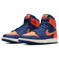 Кроссовки Nike Air Jordan 1 Retro High Blue Void Turf Orange