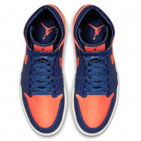 Кроссовки Nike Air Jordan 1 Retro High Blue Void Turf Orange