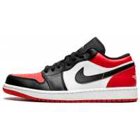 Кроссовки Nike Air Jordan 1 Low Bred Toe