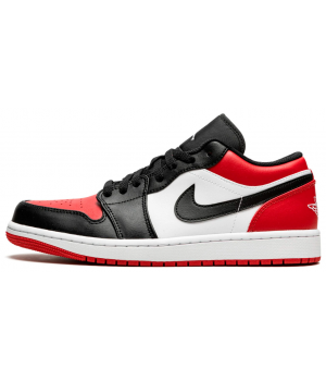 Кроссовки Nike Air Jordan 1 Low Bred Toe