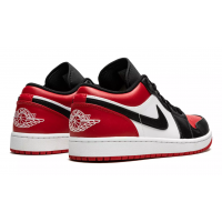 Кроссовки Nike Air Jordan 1 Low Bred Toe