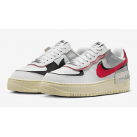 Кроссовки Nike Air Force 1 Low Shadow White Red
