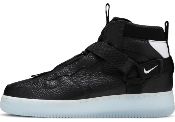 Кроссовки Nike Air Force 1 Mid Utility Black Half Blue