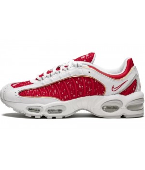 Кроссовки Supreme x Nike Air Max Tailwind 4 Red White