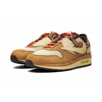 Кроссовки Nike Air Max 1 x Travis Scott Wheat