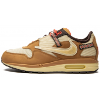 Кроссовки Nike Air Max 1 x Travis Scott Wheat