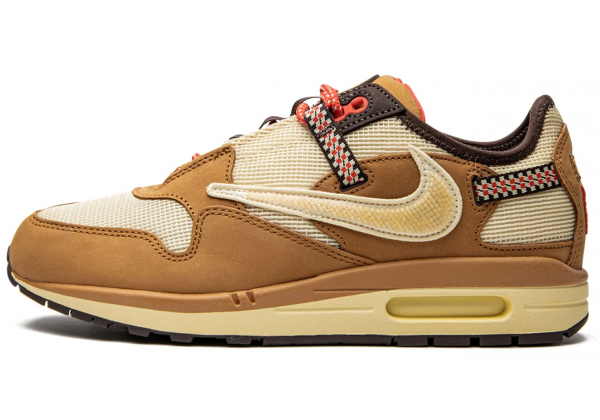 Кроссовки Nike Air Max 1 x Travis Scott Wheat