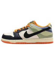 Кроссовки Nike Dunk Low Black Green Yellow