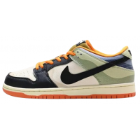 Кроссовки Nike Dunk Low Black Green Yellow