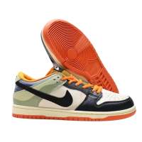 Кроссовки Nike Dunk Low Black Green Yellow