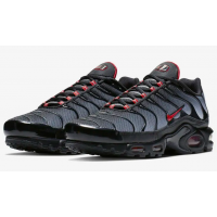 Кроссовки Nike Air Max Plus Black Grey Gradient Red