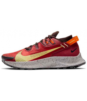 Nike Pegasus Trail 2 Burgundy Yellow Orange